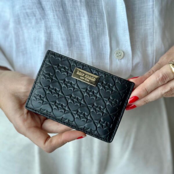 Porta cartão Kate Spade Preto